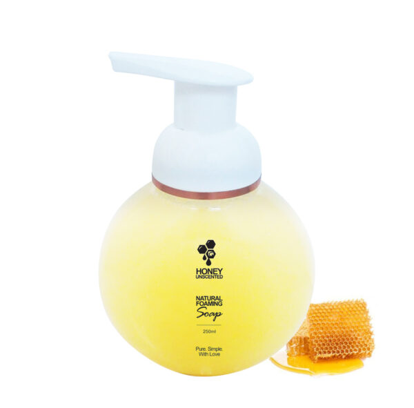 Unscented Honey Foaming Soap – 250ml
