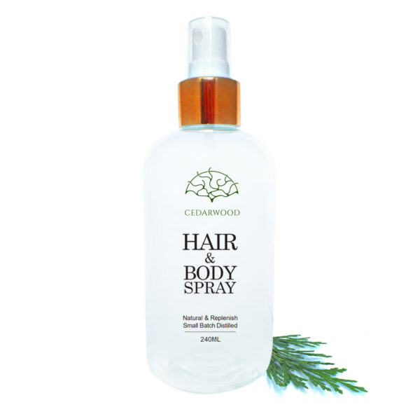 Cedarwood Hair & Body Spray – 240ml