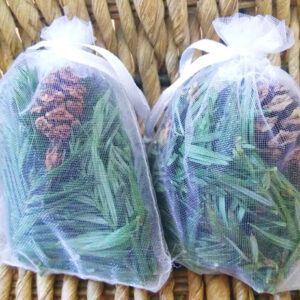 Redwood Pine Cones Sachet Bags (pack of 5 bags)